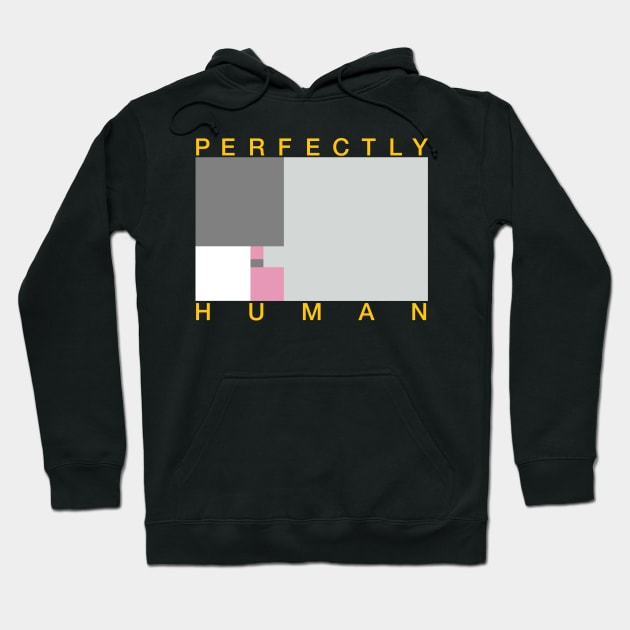 Perfectly Human - Demigirl Pride Flag Hoodie by OutPsyder